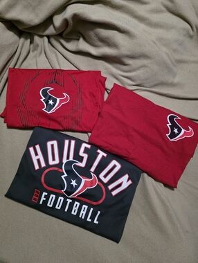 Houston Texans Mens Large Bundle Dri-Fit Nike